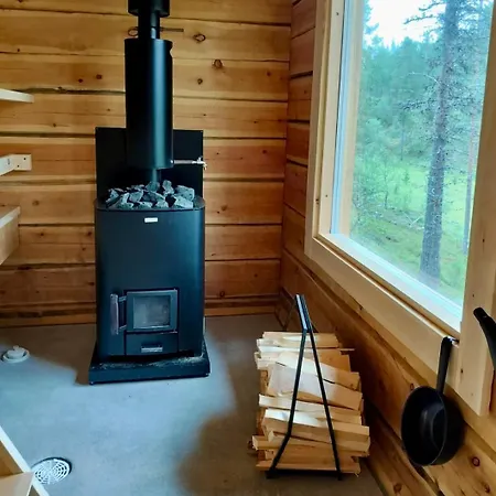 Log House And New Sauna Pikariporras * Саариселькя