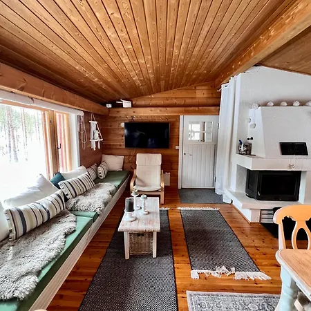 Log House And New Sauna Pikariporras * Saariselkä