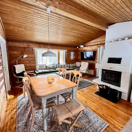Log House And New Sauna Pikariporras * Саариселькя