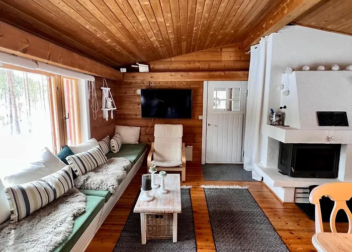 Log House And New Sauna Pikariporras * Саариселькя