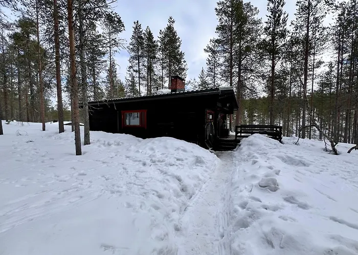 Log House And New Sauna Pikariporras Шале *