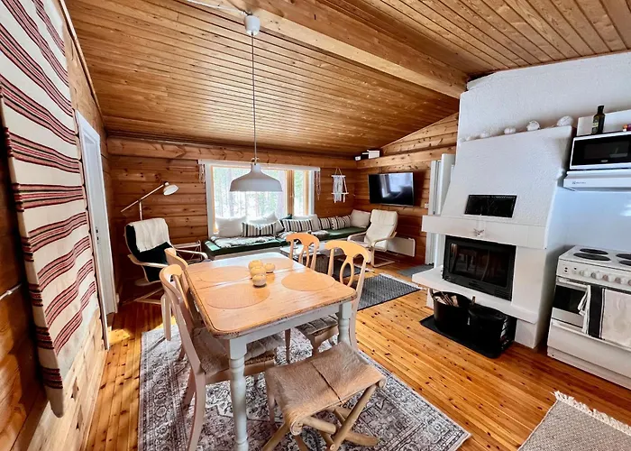 Log House And New Sauna Pikariporras * Саариселькя